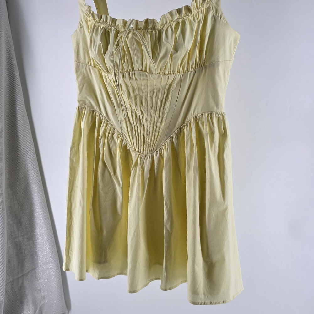Yellow Off-Shoulder Dress